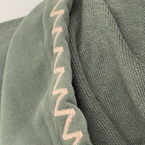 NEW SOLITAIRE embroidered green full zip hoodie S - Picture 13 of 14